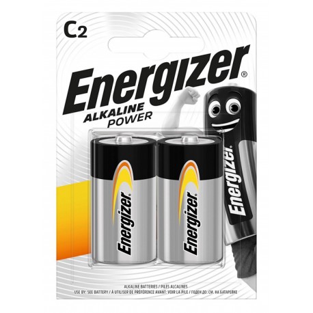 Baterii alkaline C, LR14, 2 buc/set, Energizer