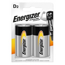 Baterii alkaline D, LR20, 2 buc/set, Energizer