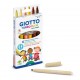 Carioca, nuante tonurile pielii, 6buc/cutie, GIOTTO Turbo Maxi