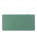 Panou absortie acustica, 60x120 cm, PET felt, cu sistem de prindere in tavan, SMIT - verde petrol