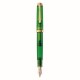 STILOU SOUVERAN M800 F GREEN DEMONSTRATOR, PENITA AUR 18K, ACCESORII PLACATE CU RODIU, CUTIE CADOU