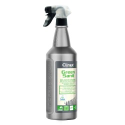 CLINEX Green Sanit, 1 litru, cu pulverizator, solutie pentru curatarea suprafetelor