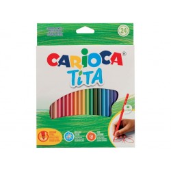 Creioane color Tita Carioca 24/set, 6 seturi