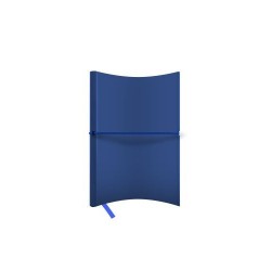 AGENDA NEDATATA A5 CASTELLI, COPERTA FLEXIBILA HORIZON MAT BLEUMARIN, ELASTIC ORIZONTAL BLEUMARIN, DICTANDO IVORY