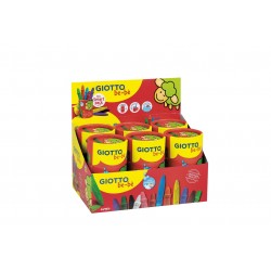 Creioane cerate din plastic, 12 culori/tub, GIOTTO be-be