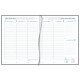 Agenda 21x27cm,7zile/2pag(128pag), PLAN-A-WEEK - Florence albastru