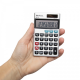 Calculator de buzunar MAUL M12, 12 digits - argintiu