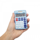 Calculator de birou MAUL MJ450, 8 digits - albastru deschis
