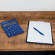 Calculator de birou MAUL MXL12, 12 digits - albastru deschis