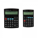 Calculator de birou MAUL MTL600, 12 digits, afisaj display cu 2 randuri - negru