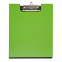 Clipboard dublu A4, plastifiat PP, MAUL Flexx - verde deschis