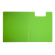 Clipboard dublu A4, plastifiat PP, MAUL Flexx - verde deschis