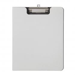 Clipboard dublu A4, plastifiat PP, MAUL Flexx - alb