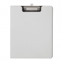 Clipboard dublu A4, plastifiat PP, MAUL Flexx - alb