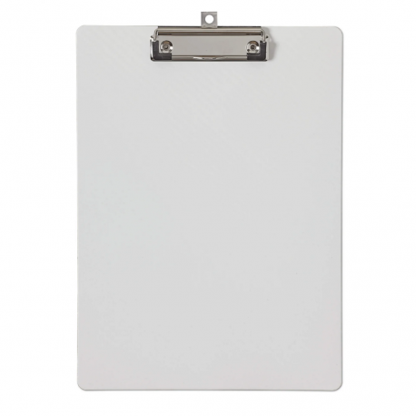 Clipboard simplu A4, plastifiat PP, MAUL Flexx - alb