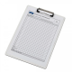 Clipboard simplu A4, plastifiat PP, MAUL Flexx - alb