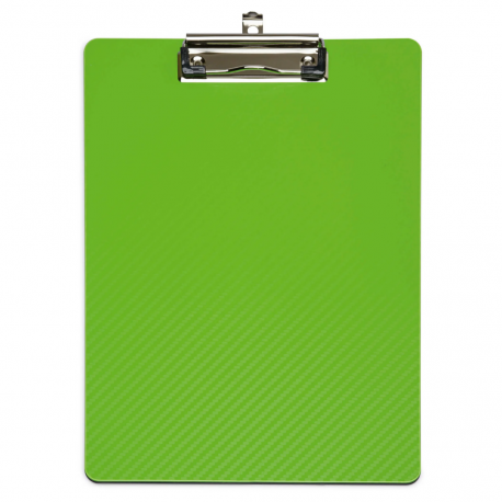 Clipboard simplu A4, plastifiat PP, MAUL Flexx - verde deschis