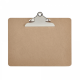 Clipboard simplu A4, landscape, din fibra lemnoasa, MAUL Classic - wood