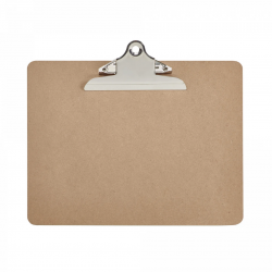 Clipboard simplu A4, landscape, din fibra lemnoasa, MAUL Classic - wood