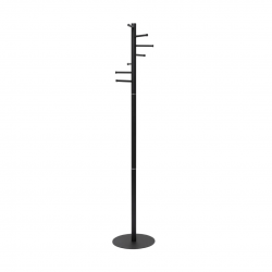 Cuier cu 7 agatatori, suport pentru umbrele, din metal, MAUL Caurus- negru
