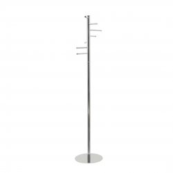 Cuier cu 7 agatatori, suport pentru umbrele, din metal, MAUL Calima - cromat