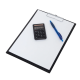 Calculator de buzunar MAUL ECO250, 8 digits, realizat din plastic reciclat, incarcare solara - negru