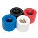 Suport pentru agrafe, forma rotunda - D73mm, H60mm, din plastic reciclat, ECO MAUL - rosu