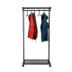 Suport pentru haine mobil, din metal, 166 x 78,5 x 46 cm, MAUL Bolero - negru