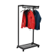 Suport pentru haine mobil, din metal, 166 x 78,5 x 46 cm, MAUL Bolero - negru