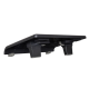 Suport pentru picioare, din plastic, ajustabil (x2), 45x35,3 cm, MAUL Standard Nubby - negru
