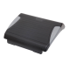Suport pentru picioare, din plastic cauciucat, ajustabil (x4), 37x25 cm, MAUL Solid - negru