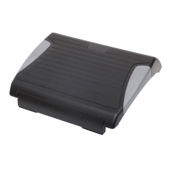 Suport pentru picioare, din plastic cauciucat, ajustabil (x4), 37x25 cm, MAUL Solid - negru