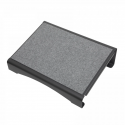 Suport pentru picioare, metalic, acoperit cu pasla, 40x30 cm, MAUL Flair - antracit