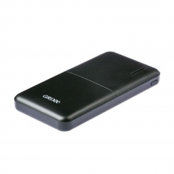 Baterie externa GRIXX Optimum - 10000mAh, cu porturi Micro USB si USB-C - neagra
