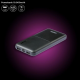 Baterie externa GRIXX Optimum - 10000mAh, cu porturi Micro USB si USB-C - neagra