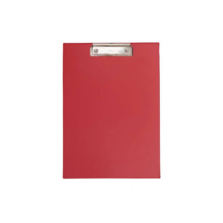 Clipboard simplu A4, plastifiat PP, MAUL Poly - rosu