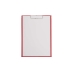 Clipboard simplu A4, plastifiat PP, MAUL Poly - rosu