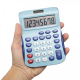 Calculator de birou MAUL MJ550, 8 digits - albastru deschis