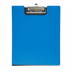 Clipboard dublu A4, plastifiat PP, MAUL Flexx - albastru