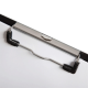 Clipboard dublu A4, plastifiat PP, MAUL Flexx - albastru