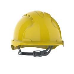 Casca de protectie rezistenta, HDPE, ventilata, EN 397, ajustare in 3 puncte, JSP-EVO2 - galbena