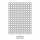 Etichete albe autoadezive rotunde (D15), 165/A4, 100 coli/top, Optima
