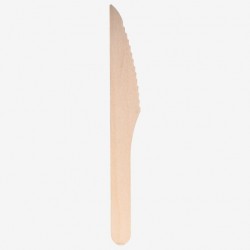 Cutite din lemn, 100 buc/set