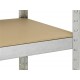 Raft metalic Premium 2500x900x400 mm (HxLxl), otel galvanizat cu 6 polite MDF, 1200 kg, montaj fara surub, PLUS (5 ani garantie)