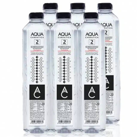 Apa plata Aqua Carpatica 2 L, 6 buc/bax