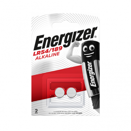 Baterii alkaline LR54, 189, 1.5V, 2 buc/set, Energizer