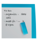 Tabla NOBO Joy, plastic, 43x58.5cm, magnetica, include marker, burete si magneti, alb, rama albastra