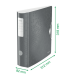 Biblioraft LEITZ 180 Active WOW, polyfoam, partial reciclat, A4, 82 mm, rosu