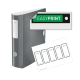 Biblioraft LEITZ 180 Active WOW, polyfoam, partial reciclat, A4, 82 mm, rosu