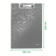 Clipboard LEITZ WOW, dublu, polyfoam, A4, 100 coli, rosu
